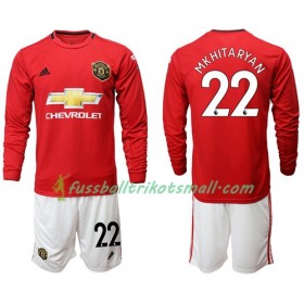 Fußballtrikots Manchester United Mkhitaryan 22 Kinder 2019-2020 Langarm Heimtrikotsatz kaufen